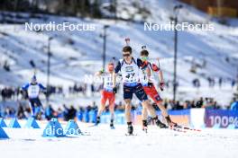 16.03.2024, Canmore, Canada (CAN): Sturla Holm Laegreid (NOR) - IBU World Cup Biathlon, pursuit men, Canmore (CAN). www.nordicfocus.com. © Manzoni/NordicFocus. Every downloaded picture is fee-liable.