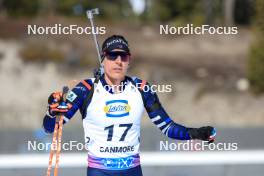 16.03.2024, Canmore, Canada (CAN): Quentin Fillon Maillet (FRA) - IBU World Cup Biathlon, pursuit men, Canmore (CAN). www.nordicfocus.com. © Manzoni/NordicFocus. Every downloaded picture is fee-liable.