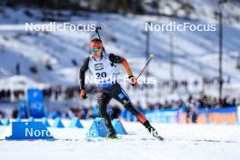 16.03.2024, Canmore, Canada (CAN): Philipp Horn (GER) - IBU World Cup Biathlon, pursuit men, Canmore (CAN). www.nordicfocus.com. © Manzoni/NordicFocus. Every downloaded picture is fee-liable.