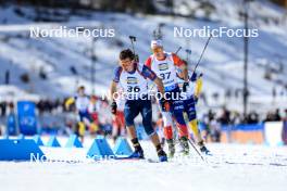 16.03.2024, Canmore, Canada (CAN): Jake Brown (USA) - IBU World Cup Biathlon, pursuit men, Canmore (CAN). www.nordicfocus.com. © Manzoni/NordicFocus. Every downloaded picture is fee-liable.