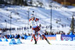 16.03.2024, Canmore, Canada (CAN): Andrejs Rastorgujevs (LAT) - IBU World Cup Biathlon, pursuit men, Canmore (CAN). www.nordicfocus.com. © Manzoni/NordicFocus. Every downloaded picture is fee-liable.