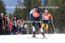 16.03.2024, Canmore, Canada (CAN): Tuuli Tomingas (EST) - IBU World Cup Biathlon, pursuit women, Canmore (CAN). www.nordicfocus.com. © Manzoni/NordicFocus. Every downloaded picture is fee-liable.
