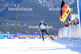15.03.2024, Canmore, Canada (CAN): Danilo Riethmueller (GER) - IBU World Cup Biathlon, sprint men, Canmore (CAN). www.nordicfocus.com. © Manzoni/NordicFocus. Every downloaded picture is fee-liable.