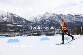 12.03.2024, Canmore, Canada (CAN): Julia Kink (GER) - IBU World Cup Biathlon, training, Canmore (CAN). www.nordicfocus.com. © Manzoni/NordicFocus. Every downloaded picture is fee-liable.