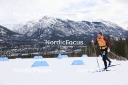 12.03.2024, Canmore, Canada (CAN): Julia Kink (GER) - IBU World Cup Biathlon, training, Canmore (CAN). www.nordicfocus.com. © Manzoni/NordicFocus. Every downloaded picture is fee-liable.