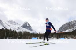 12.03.2024, Canmore, Canada (CAN): Justine Braisaz-Bouchet (FRA) - IBU World Cup Biathlon, training, Canmore (CAN). www.nordicfocus.com. © Manzoni/NordicFocus. Every downloaded picture is fee-liable.