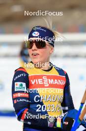 12.03.2024, Canmore, Canada (CAN): Sophie Chauveau (FRA) - IBU World Cup Biathlon, training, Canmore (CAN). www.nordicfocus.com. © Manzoni/NordicFocus. Every downloaded picture is fee-liable.