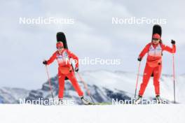 12.03.2024, Canmore, Canada (CAN): Natalia Sidorowicz (POL), Joanna Jakiela (POL), (l-r) - IBU World Cup Biathlon, training, Canmore (CAN). www.nordicfocus.com. © Manzoni/NordicFocus. Every downloaded picture is fee-liable.