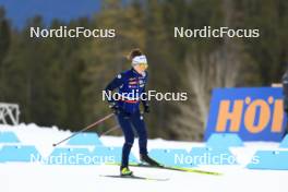 12.03.2024, Canmore, Canada (CAN): Lou Jeanmonnot (FRA) - IBU World Cup Biathlon, training, Canmore (CAN). www.nordicfocus.com. © Manzoni/NordicFocus. Every downloaded picture is fee-liable.