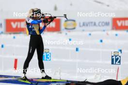 12.03.2024, Canmore, Canada (CAN): Regina Ermits (EST) - IBU World Cup Biathlon, training, Canmore (CAN). www.nordicfocus.com. © Manzoni/NordicFocus. Every downloaded picture is fee-liable.