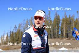 13.03.2024, Canmore, Canada (CAN): Fabien Claude (FRA) - IBU World Cup Biathlon, training, Canmore (CAN). www.nordicfocus.com. © Manzoni/NordicFocus. Every downloaded picture is fee-liable.