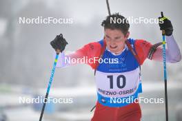 24.01.2024, Brezno-Osrblie, Slovakia (SVK): Zachary Connely (CAN) - IBU Open European Championships Biathlon, individual men, Brezno-Osrblie (SVK). www.nordicfocus.com. © Reichert/NordicFocus. Every downloaded picture is fee-liable.