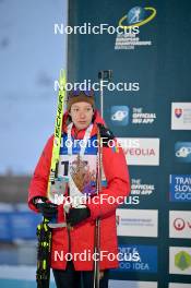24.01.2024, Brezno-Osrblie, Slovakia (SVK): Alina Stremous (MDA) - IBU Open European Championships Biathlon, medals, Brezno-Osrblie (SVK). www.nordicfocus.com. © Reichert/NordicFocus. Every downloaded picture is fee-liable.