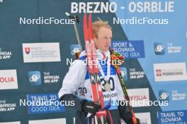 24.01.2024, Brezno-Osrblie, Slovakia (SVK): Johan-Olav Botn (NOR) - IBU Open European Championships Biathlon, medals, Brezno-Osrblie (SVK). www.nordicfocus.com. © Reichert/NordicFocus. Every downloaded picture is fee-liable.