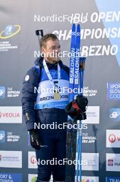 26.01.2024, Brezno-Osrblie, Slovakia (SVK): Antonin Guigonnat (FRA) - IBU Open European Championships Biathlon, medals, Brezno-Osrblie (SVK). www.nordicfocus.com. © Reichert/NordicFocus. Every downloaded picture is fee-liable.