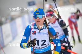27.01.2024, Brezno-Osrblie, Slovakia (SVK): Iryna Petrenko (UKR) - IBU Open European Championships Biathlon, pursuit women, Brezno-Osrblie (SVK). www.nordicfocus.com. © Reichert/NordicFocus. Every downloaded picture is fee-liable.