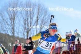 26.01.2024, Brezno-Osrblie, Slovakia (SVK): Emil Nykvist (SWE) - IBU Open European Championships Biathlon, sprint men, Brezno-Osrblie (SVK). www.nordicfocus.com. © Reichert/NordicFocus. Every downloaded picture is fee-liable.