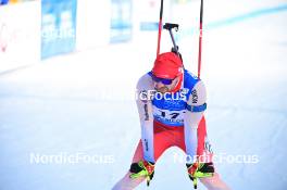 26.01.2024, Brezno-Osrblie, Slovakia (SVK): Dajan Danuser (SUI) - IBU Open European Championships Biathlon, sprint men, Brezno-Osrblie (SVK). www.nordicfocus.com. © Reichert/NordicFocus. Every downloaded picture is fee-liable.