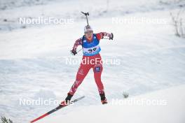 26.01.2024, Brezno-Osrblie, Slovakia (SVK): Julia Schwaiger (AUT) - IBU Open European Championships Biathlon, sprint women, Brezno-Osrblie (SVK). www.nordicfocus.com. © Reichert/NordicFocus. Every downloaded picture is fee-liable.
