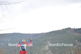 23.01.2024, Brezno-Osrblie, Slovakia (SVK): Lara Wagner (AUT) - IBU Open European Championships Biathlon, training, Brezno-Osrblie (SVK). www.nordicfocus.com. © Reichert/NordicFocus. Every downloaded picture is fee-liable.