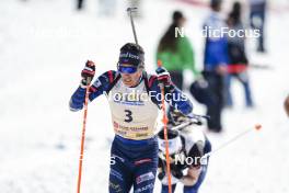 22.03.2024, Meribel, France (FRA): Quentin Fillon Maillet (FRA) - French Championships biathlon, mass, Meribel (FRA). www.nordicfocus.com. © Thibaut/NordicFocus. Every downloaded picture is fee-liable.