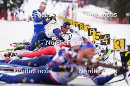 23.03.2024, Meribel, France (FRA): Oscar Lombardot (FRA) - French Championships biathlon, relay, Meribel (FRA). www.nordicfocus.com. © Thibaut/NordicFocus. Every downloaded picture is fee-liable.