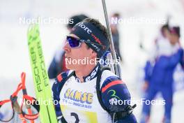 23.03.2024, Meribel, France (FRA): Quentin Fillon Maillet (FRA) - French Championships biathlon, relay, Meribel (FRA). www.nordicfocus.com. © Thibaut/NordicFocus. Every downloaded picture is fee-liable.