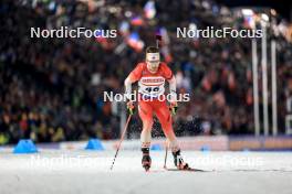 14.02.2024, Nove Mesto na Morave, Czechia (CZE): Christian Gow (CAN) - IBU World Championships Biathlon, individual men, Nove Mesto na Morave (CZE). www.nordicfocus.com. © Manzoni/NordicFocus. Every downloaded picture is fee-liable.