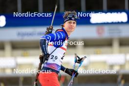 14.02.2024, Nove Mesto na Morave, Czechia (CZE): Campbell Wright (USA) - IBU World Championships Biathlon, individual men, Nove Mesto na Morave (CZE). www.nordicfocus.com. © Manzoni/NordicFocus. Every downloaded picture is fee-liable.