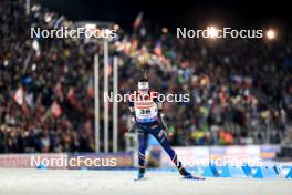 14.02.2024, Nove Mesto na Morave, Czechia (CZE): Eric Perrot (FRA) - IBU World Championships Biathlon, individual men, Nove Mesto na Morave (CZE). www.nordicfocus.com. © Manzoni/NordicFocus. Every downloaded picture is fee-liable.