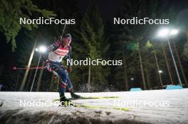 14.02.2024, Nove Mesto na Morave, Czechia (CZE): Quentin Fillon Maillet (FRA) - IBU World Championships Biathlon, individual men, Nove Mesto na Morave (CZE). www.nordicfocus.com. © Thibaut/NordicFocus. Every downloaded picture is fee-liable.