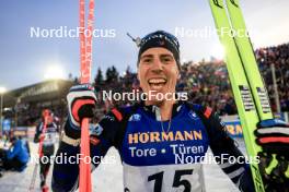 18.02.2024, Nove Mesto na Morave, Czechia (CZE): Quentin Fillon Maillet (FRA) - IBU World Championships Biathlon, mass men, Nove Mesto na Morave (CZE). www.nordicfocus.com. © Manzoni/NordicFocus. Every downloaded picture is fee-liable.