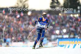 18.02.2024, Nove Mesto na Morave, Czechia (CZE): Quentin Fillon Maillet (FRA) - IBU World Championships Biathlon, mass men, Nove Mesto na Morave (CZE). www.nordicfocus.com. © Manzoni/NordicFocus. Every downloaded picture is fee-liable.