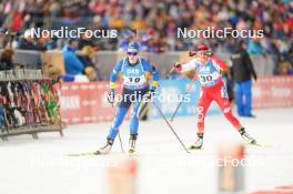 18.02.2024, Nove Mesto na Morave, Czechia (CZE): Khrystyna Dmytrenko (UKR) - IBU World Championships Biathlon, mass women, Nove Mesto na Morave (CZE). www.nordicfocus.com. © Thibaut/NordicFocus. Every downloaded picture is fee-liable.