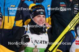 07.02.2024, Nove Mesto na Morave, Czechia (CZE): Martin Ponsiluoma (SWE) - IBU World Championships Biathlon, medals, Nove Mesto na Morave (CZE). www.nordicfocus.com. © Thibaut/NordicFocus. Every downloaded picture is fee-liable.
