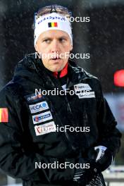 07.02.2024, Nove Mesto na Morave, Czechia (CZE): Thierry Langer (BEL) - IBU World Championships Biathlon, mixed relay, Nove Mesto na Morave (CZE). www.nordicfocus.com. © Manzoni/NordicFocus. Every downloaded picture is fee-liable.