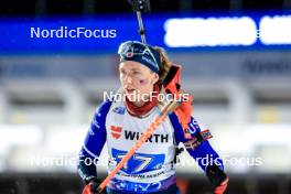 07.02.2024, Nove Mesto na Morave, Czechia (CZE): Chloe Levins (USA) - IBU World Championships Biathlon, mixed relay, Nove Mesto na Morave (CZE). www.nordicfocus.com. © Manzoni/NordicFocus. Every downloaded picture is fee-liable.