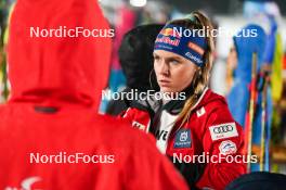 07.02.2024, Nove Mesto na Morave, Czechia (CZE): Anna Gandler (AUT) - IBU World Championships Biathlon, mixed relay, Nove Mesto na Morave (CZE). www.nordicfocus.com. © Thibaut/NordicFocus. Every downloaded picture is fee-liable.
