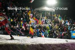 07.02.2024, Nove Mesto na Morave, Czechia (CZE): Lotte Lie (BEL) - IBU World Championships Biathlon, mixed relay, Nove Mesto na Morave (CZE). www.nordicfocus.com. © Thibaut/NordicFocus. Every downloaded picture is fee-liable.