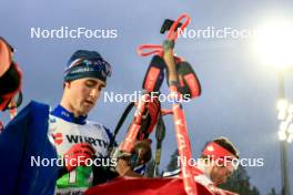 07.02.2024, Nove Mesto na Morave, Czechia (CZE): Sean Doherty (USA) - IBU World Championships Biathlon, mixed relay, Nove Mesto na Morave (CZE). www.nordicfocus.com. © Manzoni/NordicFocus. Every downloaded picture is fee-liable.