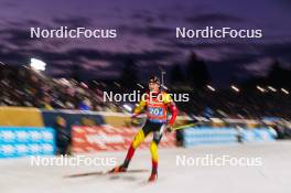 17.02.2024, Nove Mesto na Morave, Czechia (CZE): Julien Petitjacques (BEL) - IBU World Championships Biathlon, relay men, Nove Mesto na Morave (CZE). www.nordicfocus.com. © Thibaut/NordicFocus. Every downloaded picture is fee-liable.