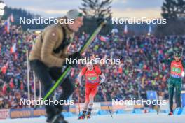 17.02.2024, Nove Mesto na Morave, Czechia (CZE): Logan Pletz (CAN) - IBU World Championships Biathlon, relay men, Nove Mesto na Morave (CZE). www.nordicfocus.com. © Manzoni/NordicFocus. Every downloaded picture is fee-liable.