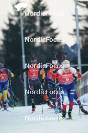17.02.2024, Nove Mesto na Morave, Czechia (CZE): Justus Strelow (GER) - IBU World Championships Biathlon, relay men, Nove Mesto na Morave (CZE). www.nordicfocus.com. © Thibaut/NordicFocus. Every downloaded picture is fee-liable.