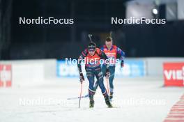 17.02.2024, Nove Mesto na Morave, Czechia (CZE): Quentin Fillon Maillet (FRA) - IBU World Championships Biathlon, relay men, Nove Mesto na Morave (CZE). www.nordicfocus.com. © Thibaut/NordicFocus. Every downloaded picture is fee-liable.