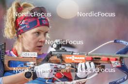 17.02.2024, Nove Mesto na Morave, Czechia (CZE): Karoline Offigstad Knotten (NOR) - IBU World Championships Biathlon, relay women, Nove Mesto na Morave (CZE). www.nordicfocus.com. © Thibaut/NordicFocus. Every downloaded picture is fee-liable.