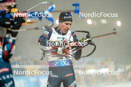 15.02.2024, Nove Mesto na Morave, Czechia (CZE): Quentin Fillon Maillet (FRA) - IBU World Championships Biathlon, single mixed relay, Nove Mesto na Morave (CZE). www.nordicfocus.com. © Thibaut/NordicFocus. Every downloaded picture is fee-liable.