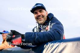 10.02.2024, Nove Mesto na Morave, Czechia (CZE): Siegfried Mazet (FRA) coach team Norway - IBU World Championships Biathlon, sprint men, Nove Mesto na Morave (CZE). www.nordicfocus.com. © Manzoni/NordicFocus. Every downloaded picture is fee-liable.