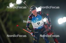 10.02.2024, Nove Mesto na Morave, Czechia (CZE): Quentin Fillon Maillet (FRA) - IBU World Championships Biathlon, sprint men, Nove Mesto na Morave (CZE). www.nordicfocus.com. © Thibaut/NordicFocus. Every downloaded picture is fee-liable.
