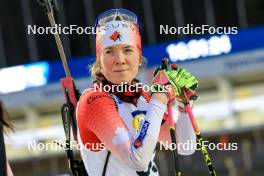 09.02.2024, Nove Mesto na Morave, Czechia (CZE): Emma Lunder (CAN) - IBU World Championships Biathlon, sprint women, Nove Mesto na Morave (CZE). www.nordicfocus.com. © Manzoni/NordicFocus. Every downloaded picture is fee-liable.