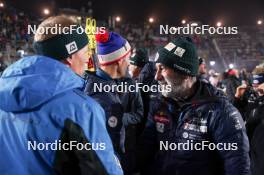 09.02.2024, Nove Mesto na Morave, Czechia (CZE): Event Feature: French coach- IBU World Championships Biathlon, sprint women, Nove Mesto na Morave (CZE). www.nordicfocus.com. © Thibaut/NordicFocus. Every downloaded picture is fee-liable.